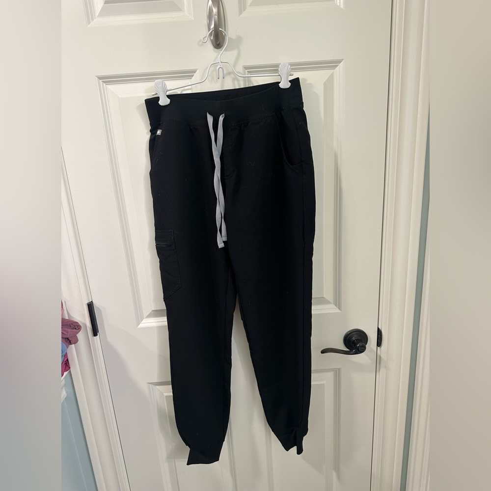 Figs women black zamora joggers XS petite